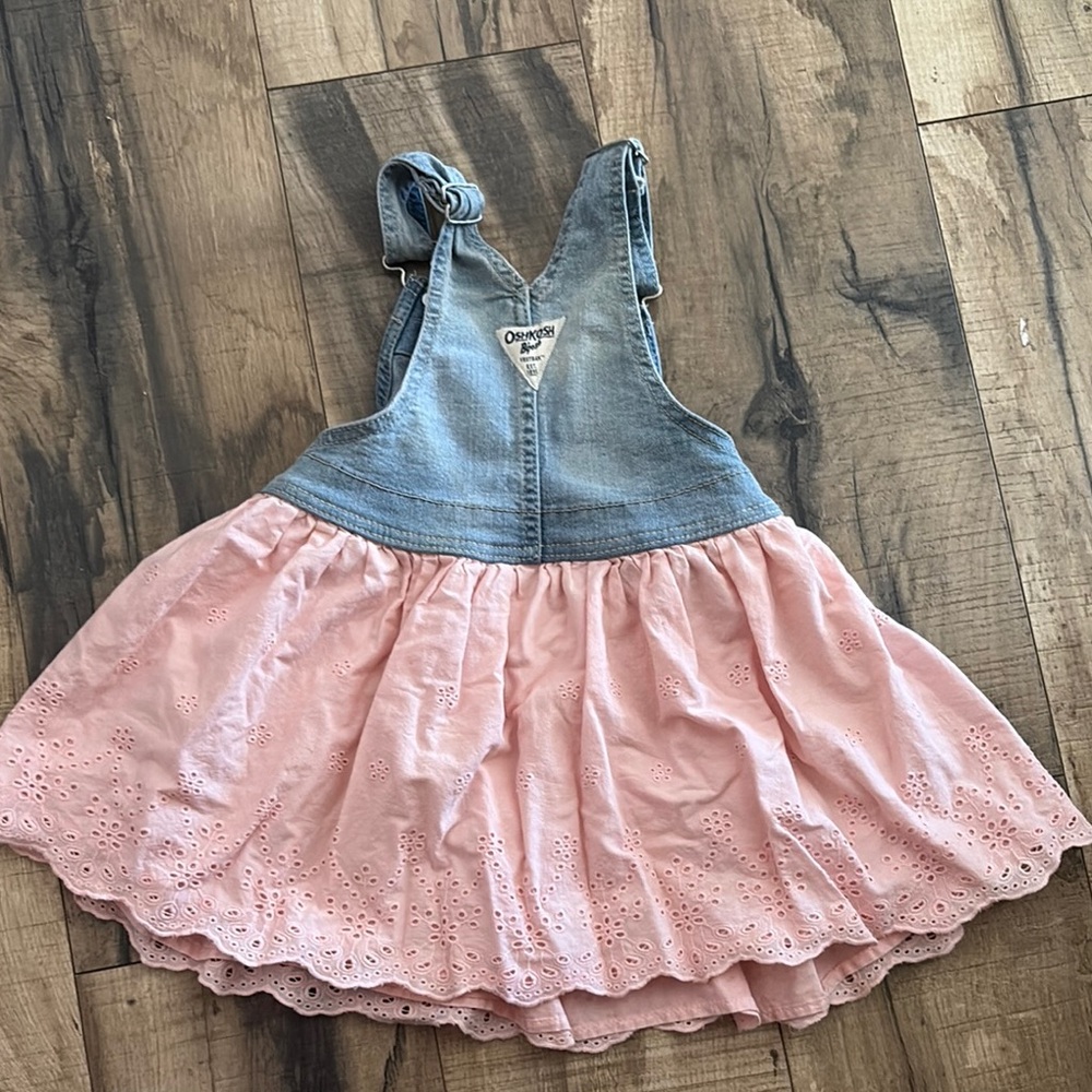 Oshkosh B’gosh overall dress 4T - Picture 3 of 6